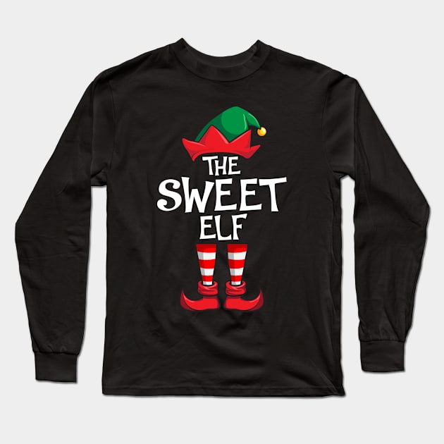 Sweet Elf Matching Family Christmas Sweetie Long Sleeve T-Shirt by hazlleylyavlda